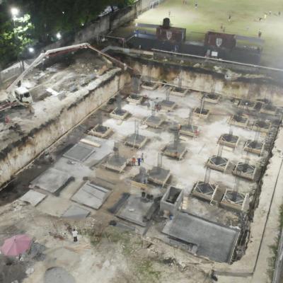 Pembangunan Sekolah Bouyant Kupang 2